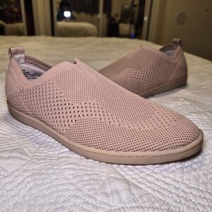 EUCBorn Antero Blush Slip-On Mesh Knit Lightweight Comfort Loafer Sneaker Size 7